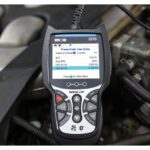 Innova OBD2 car reader in use for automotive diagnostics