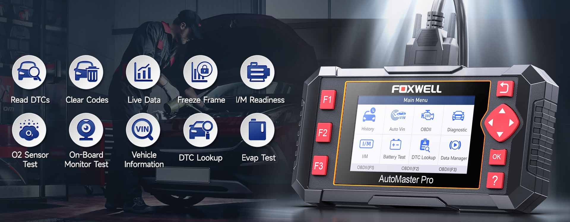 OBD2 scanner full functions for car diagnostics