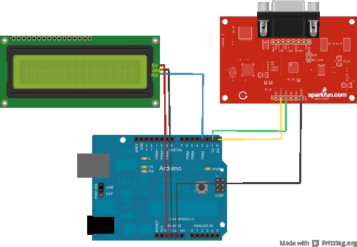 Arduino OBD-II UART LCD Wiring Diagram