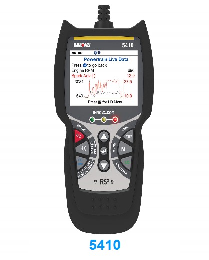 Innova 5410 OBD2 Scanner displaying live data