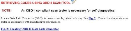 OBD2 Port Location in a 1999 Acura TL - Driver's Side Under Dash View