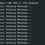 Arduino Serial Monitor Output Showing Potential OBD2 Request Issue