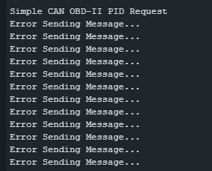 Arduino Serial Monitor Output Showing Potential OBD2 Request Issue