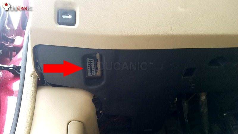 2004 Acura TL OBD2 Port Location Under Dash