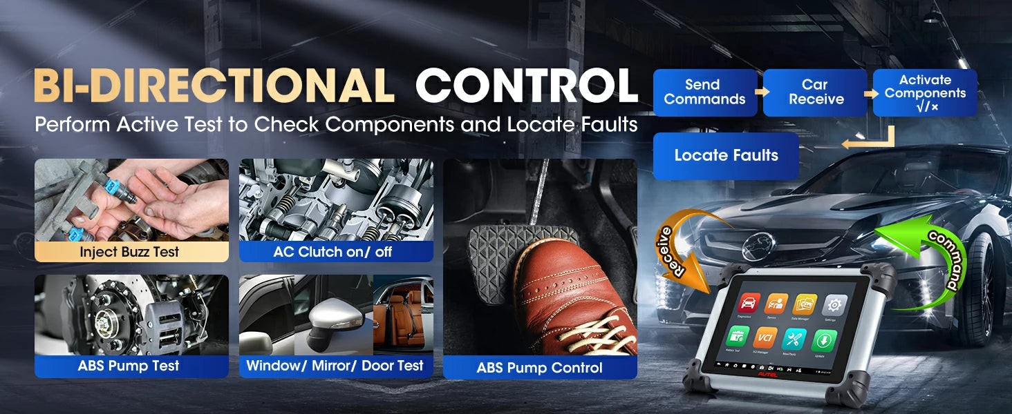 Bi-directional Control Functionality in Automotive Diagnostics