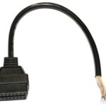 Bare End OBD2 Female Cable