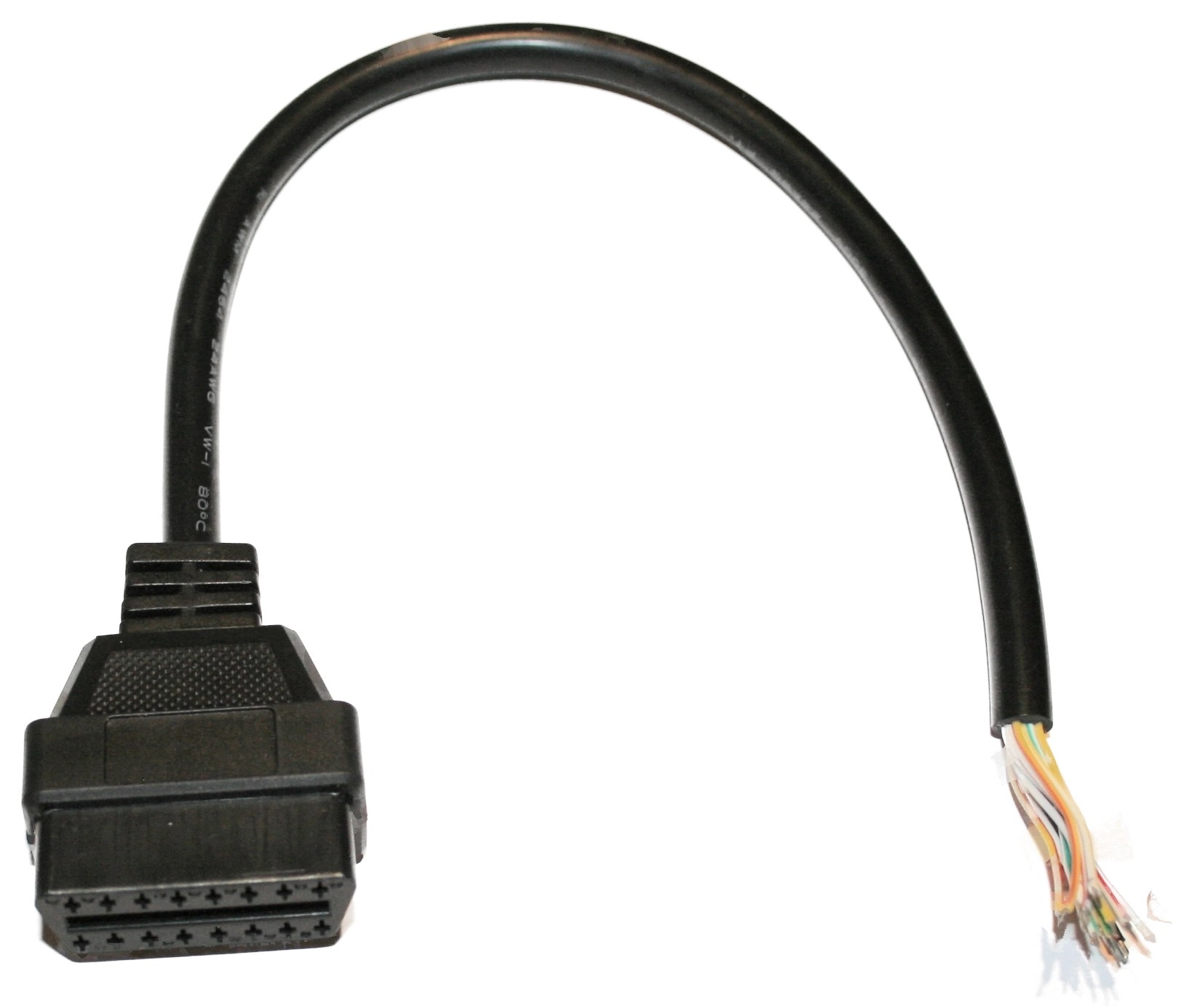 Bare End OBD2 Female Cable