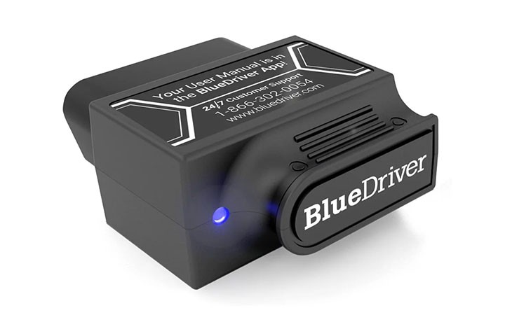 Bluedriver Pro easy to use OBD2 scanner with a streamlined app interface on a tablet