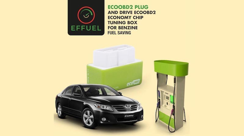 Effuel device plugged into OBD2 port