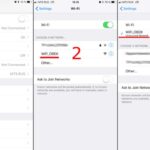 Connecting to OBD2 WiFi Network: Phone Wi-Fi Settings on iOS and Android Devices