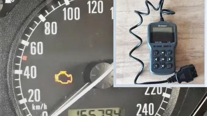 Clearing Check Engine Light with OBD2 Scanner