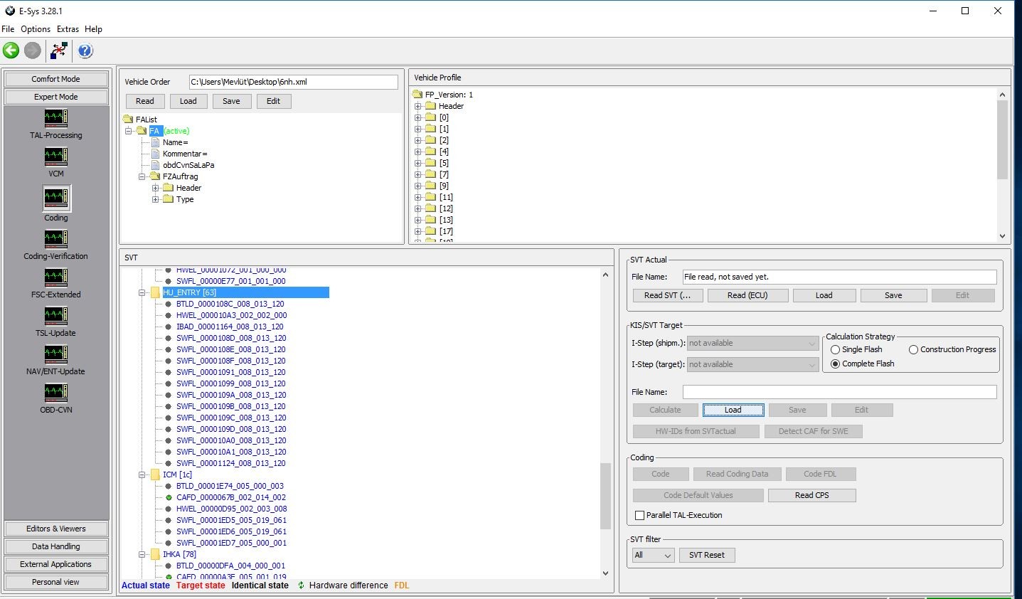 ESYS Coding Interface