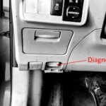 OBD2 Port generally located under the dashboard