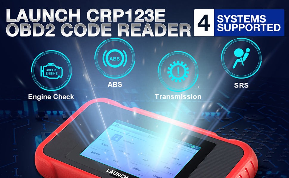 LAUNCH CRP123E ABS SRS AT ENG Scanner WIFI Update