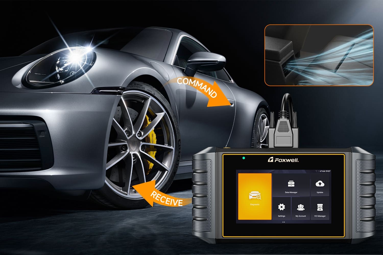 OBD2 Bidirectional Control Scanner for Automotive Diagnostics