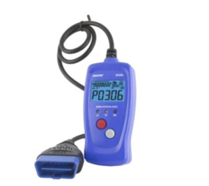 OBD scanner tool diagnosing car error codes