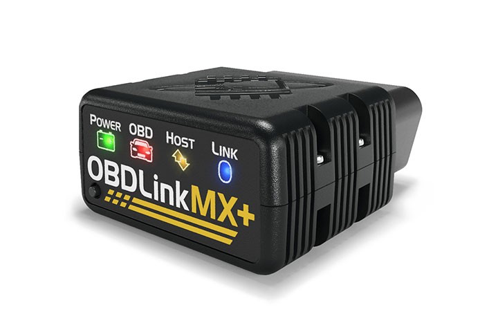 OBDLINK MX+ easy to use OBD2 scanner displaying clear data on a phone app